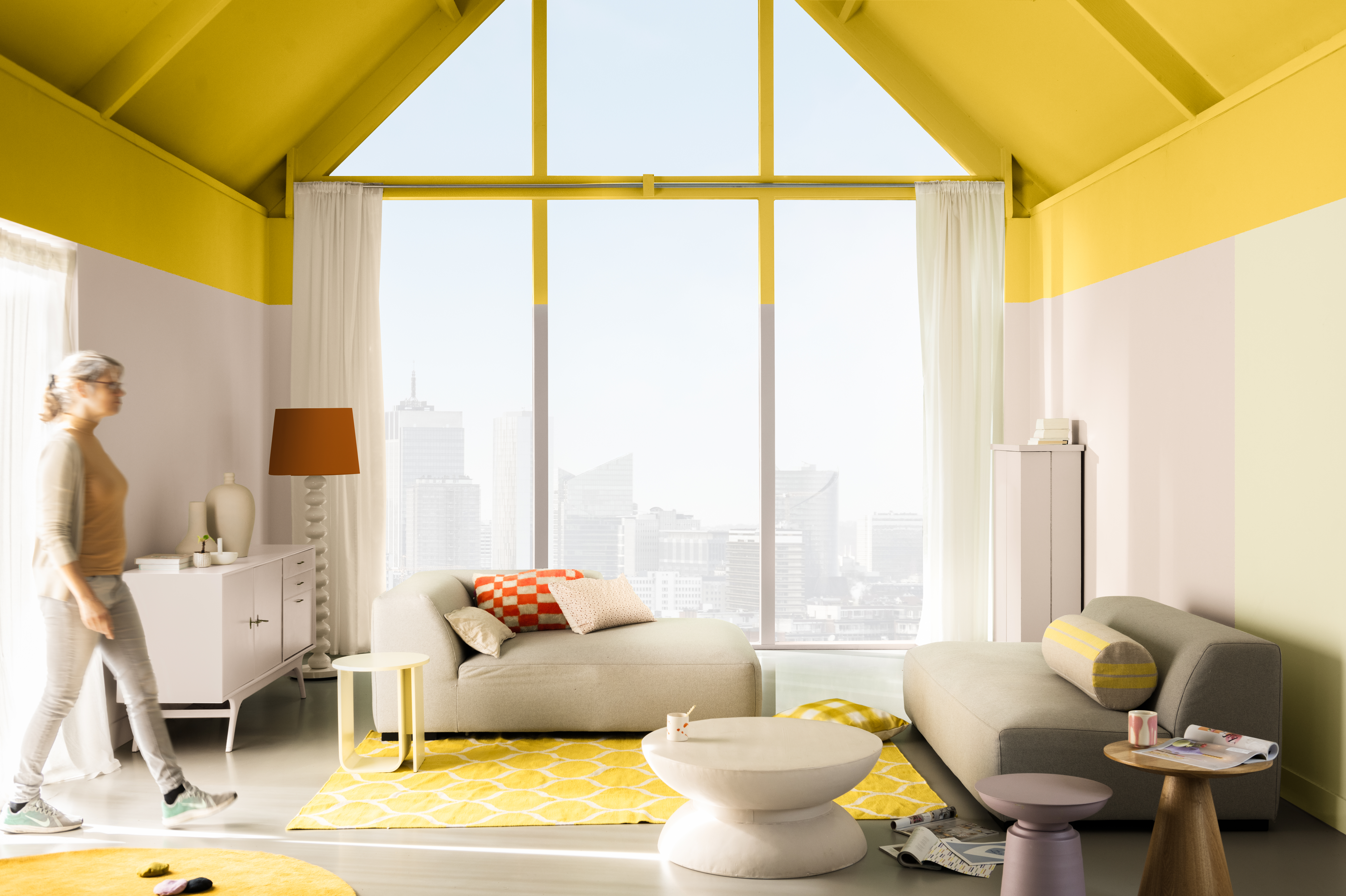 Our Bold Colour Story - Living Room