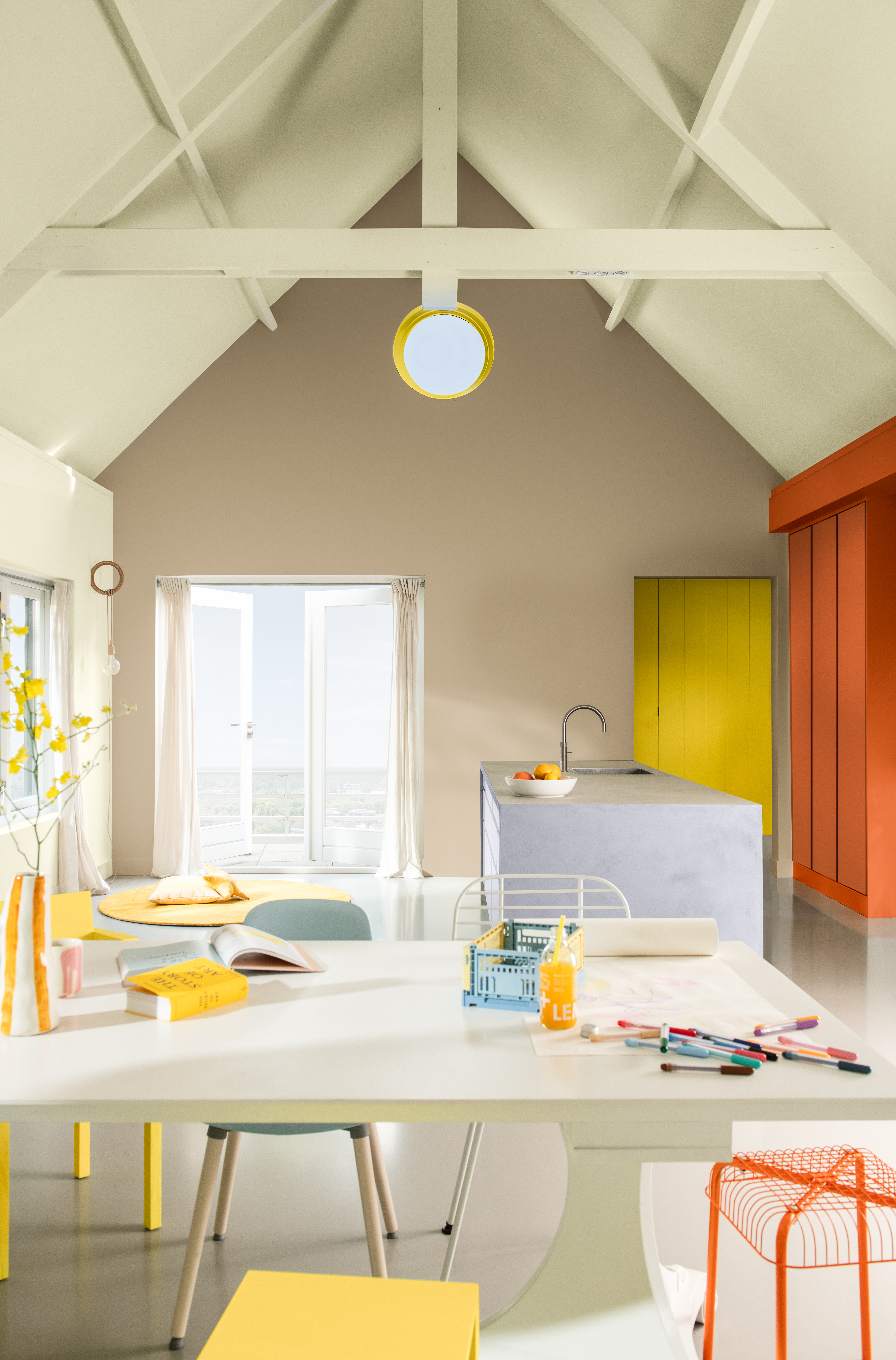 Our Bold Colour Story - Living Room